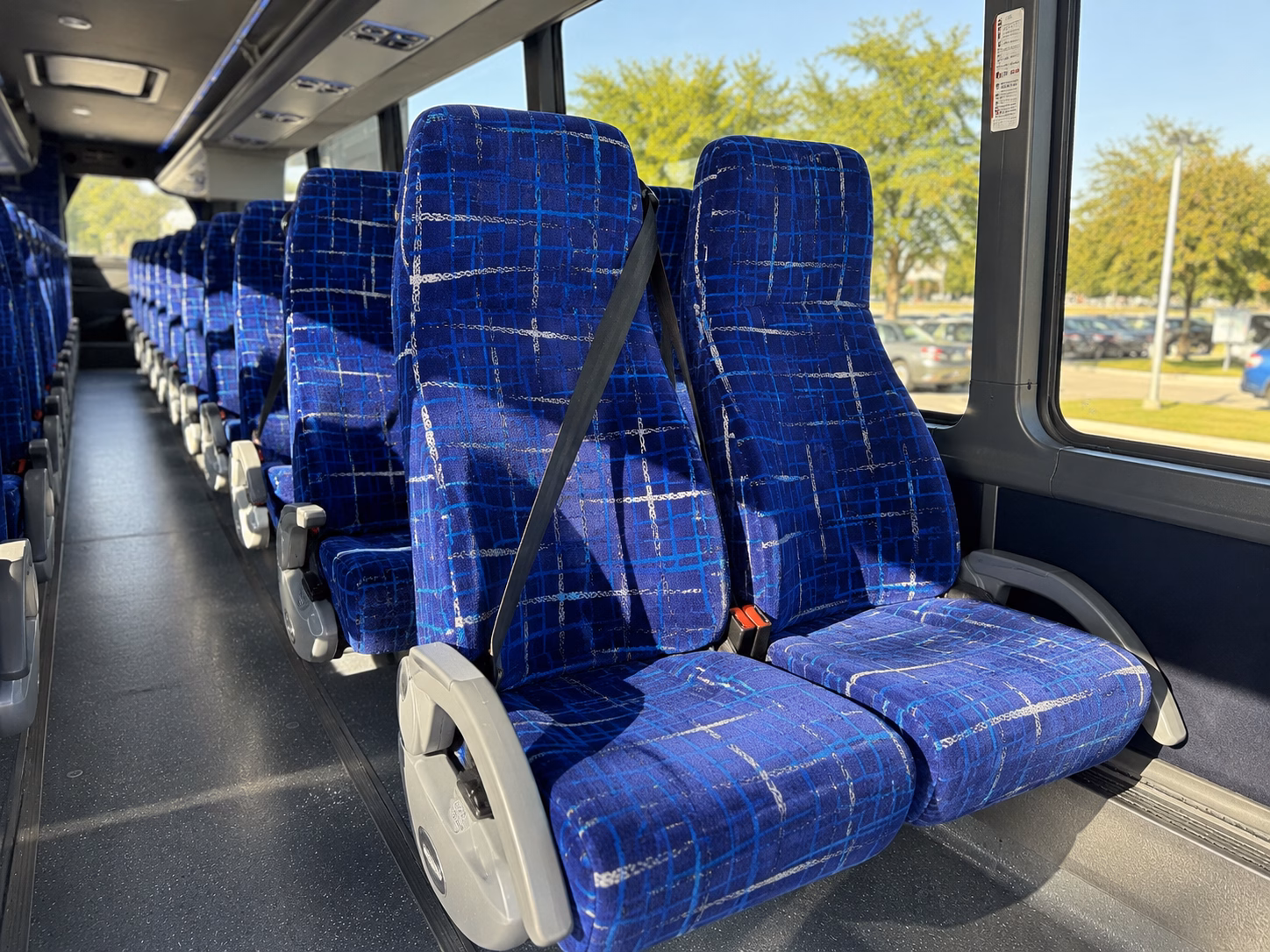 redding construction and film crew shuttle buses